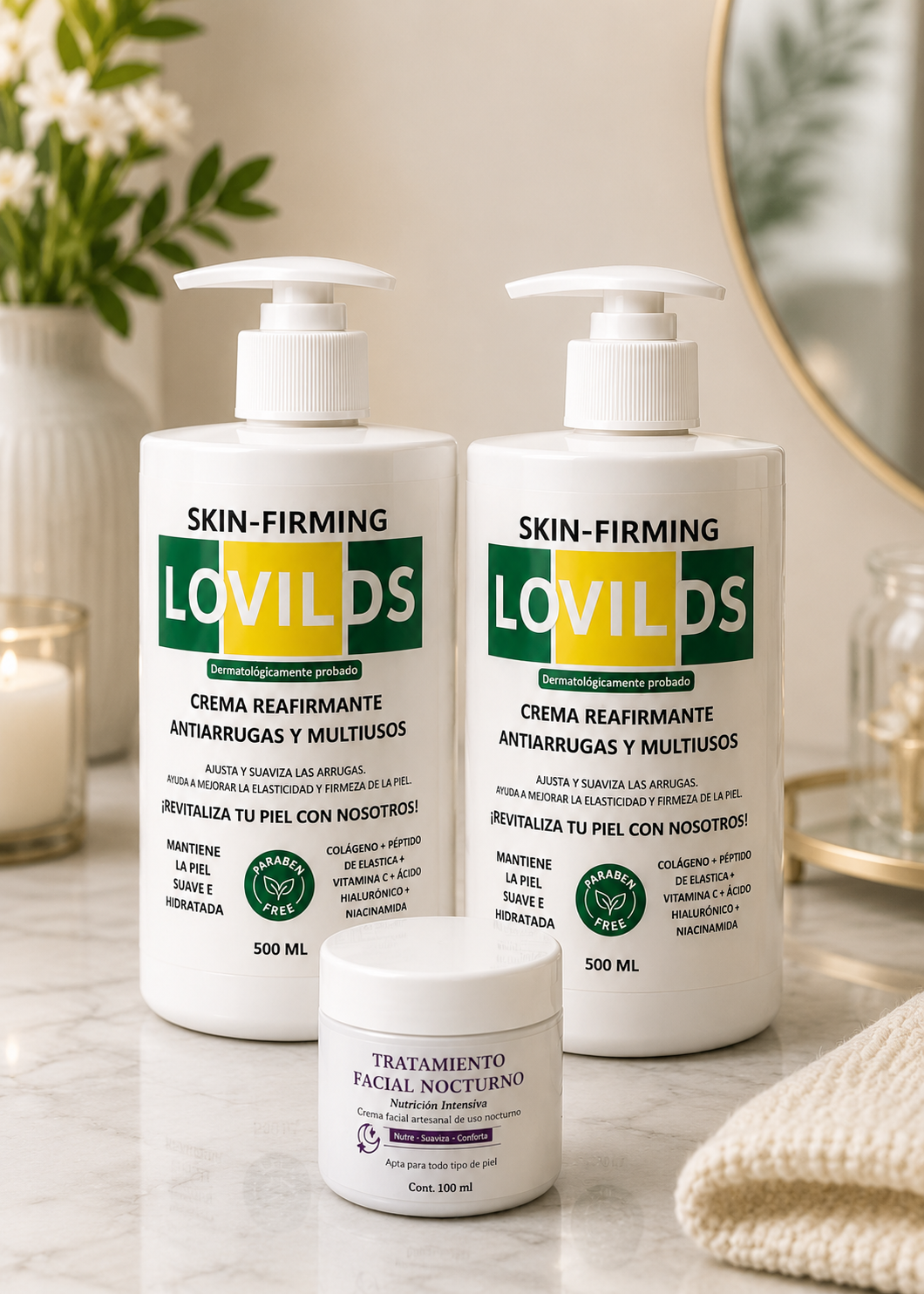 LOVILDS - Crema Reafirmante Antiarrugas Multipropósito