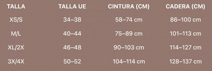 Faja moldeadora para el abdomen